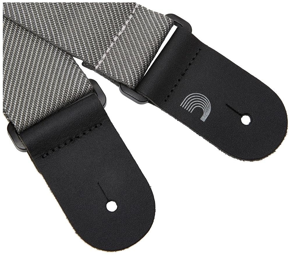 D'Addario 50MM Strap Cl Tweed - Grey (50TW01) - Image 4