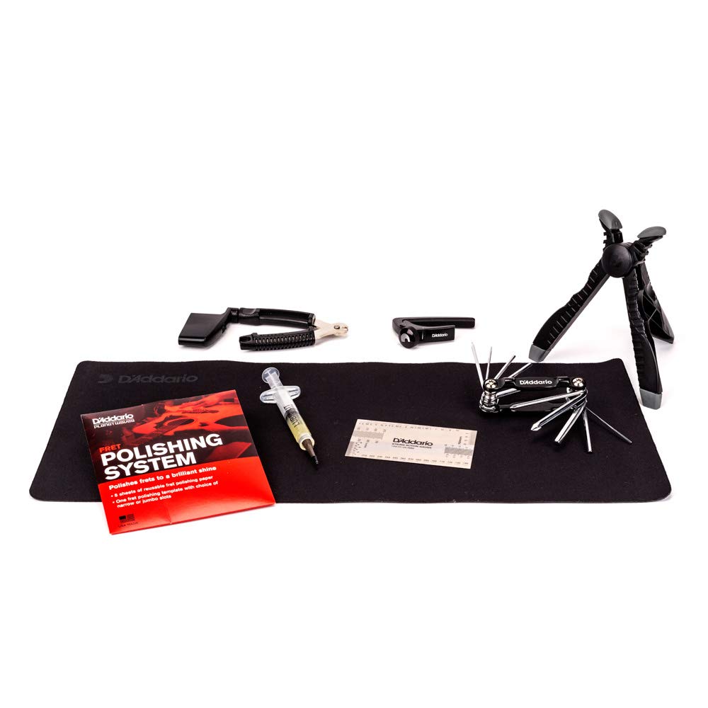 D'Addario Accessories Bass Guitar Maintenance Kit - Bass Tool Kit - Bass Setup Kit - Perfect Kit for Guitar Tech - Image 3