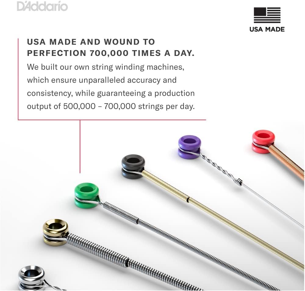 D'Addario Bass Guitar Strings, NYXL Nickel Plated, NYXL45125, Light Top/Medium Bottom Gauge 45-125, Long Scale, 5-String Set, Pack of 1 - Image 6