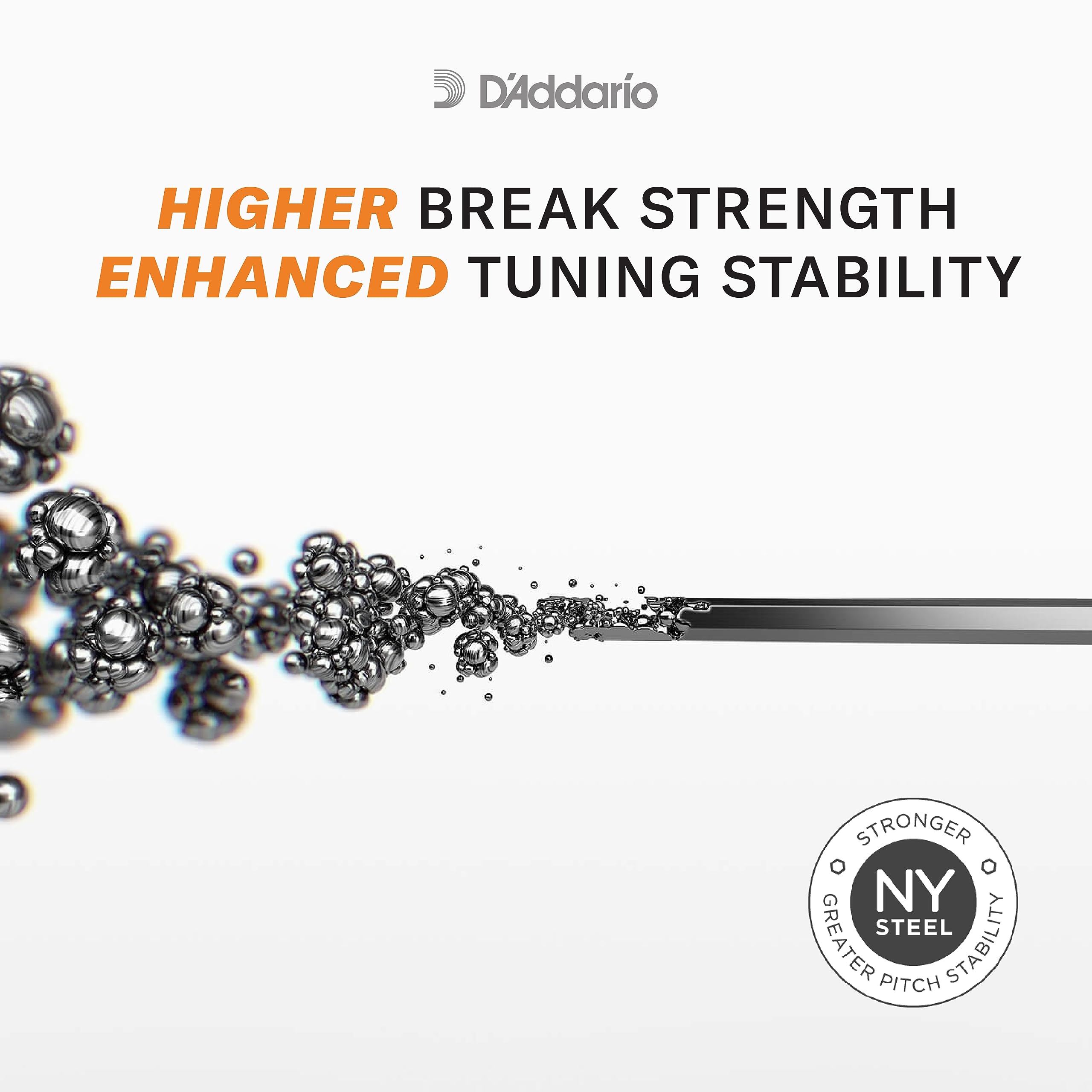 D'Addario Bass Guitar Strings, NYXL Nickel Plated, NYXL45130MS, Regular Light Gauge 45-130, Multi Scale, 5-String Set, Pack of 1 - Image 4