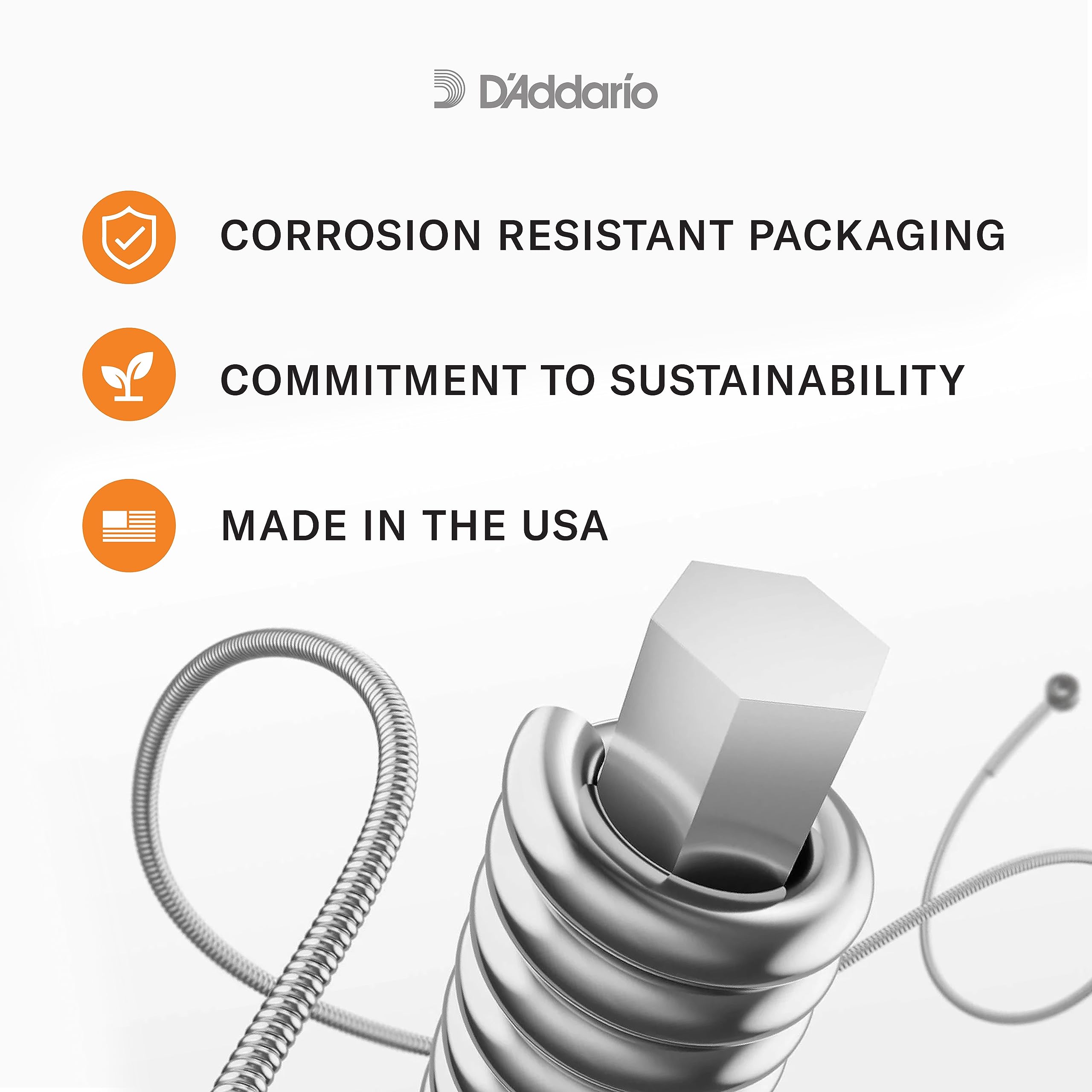 D'Addario Electric Guitar Strings, XL Nickel, EXL110-3D, Regular Light Gauge 10-46, 6-String Set, Pack of 3 - Image 5