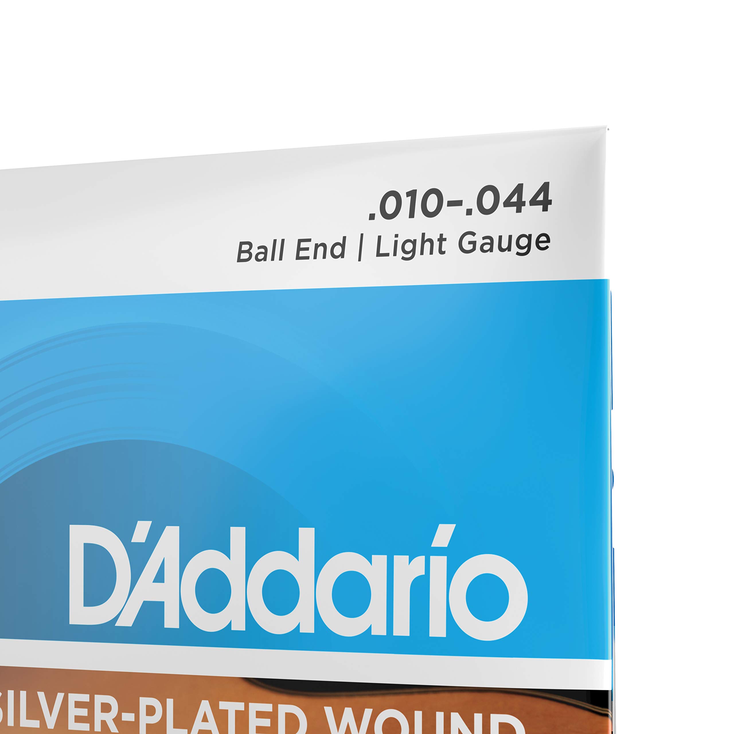 D'Addario Gypsy Jazz Acoustic Guitar Strings - EJ83L - Ball End - Light, 10-44 - Image 4
