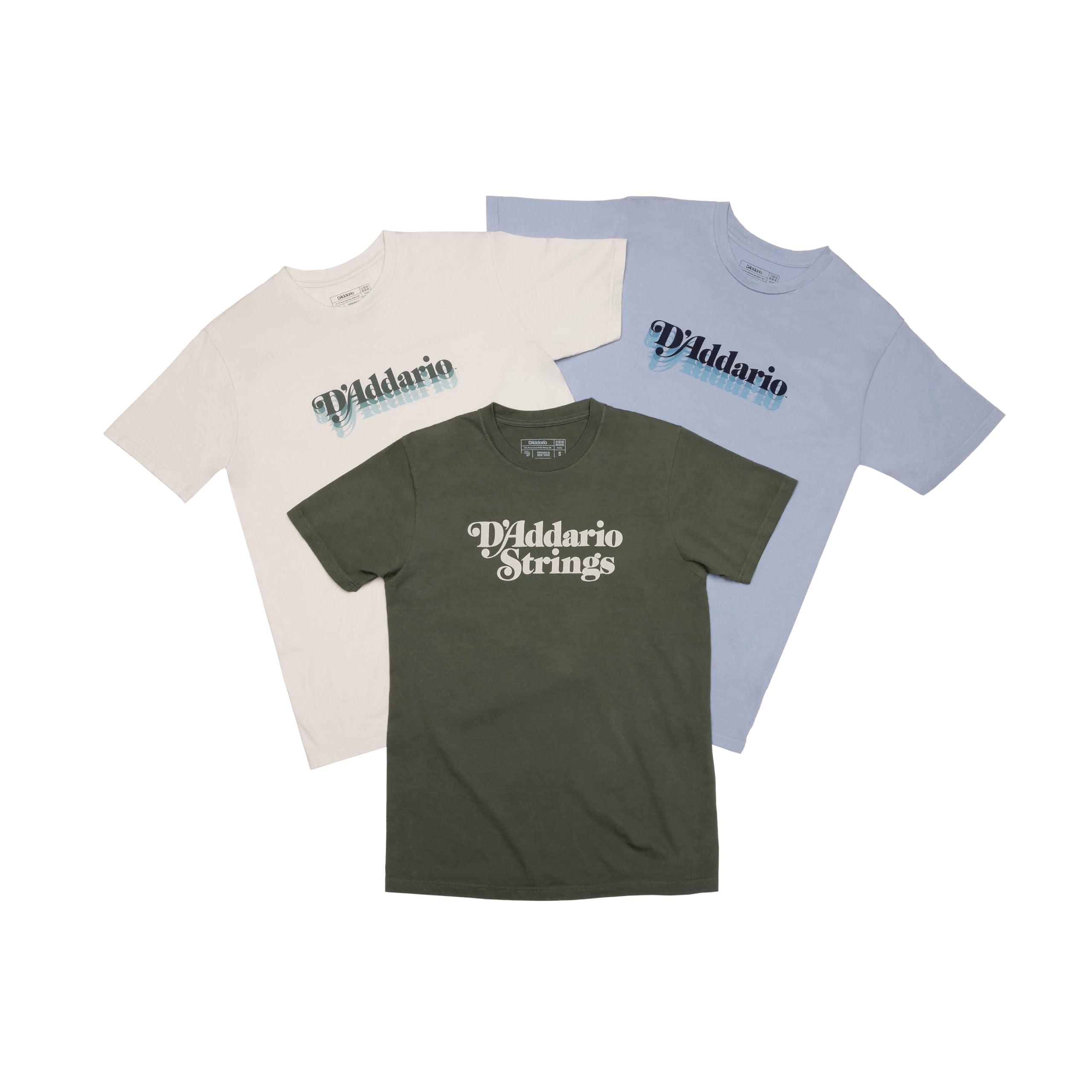 D'Addario 1978 Logo T-Shirt, Willow Green, LG - Image 3