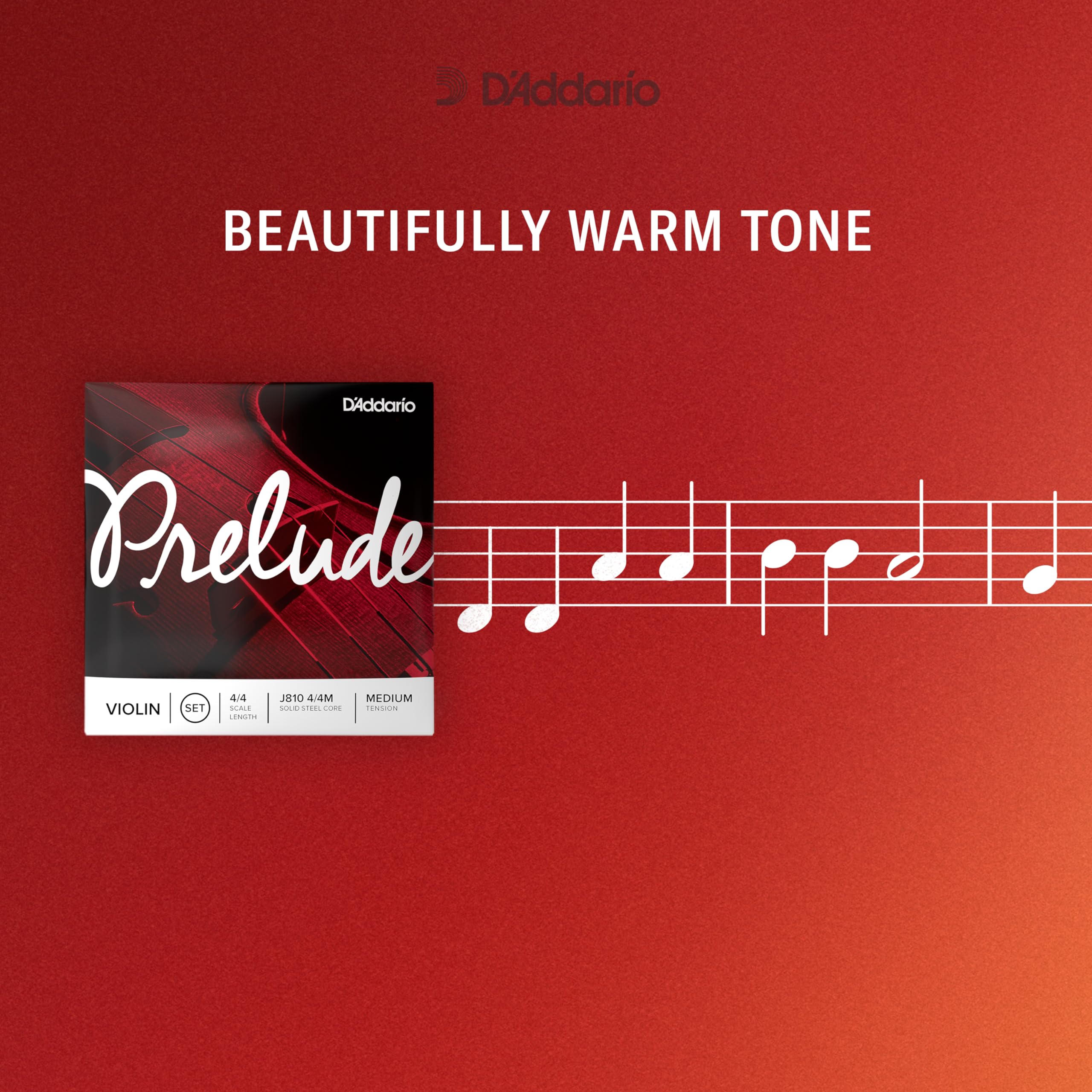 D’Addario J1010 Prelude Cello String Set, 4/4 Scale Medium Tension (1 Set) –Solid Steel Core, Warm Tone, Economical, Durable – Educator’s Choice for Student Strings – Sealed Pouch Prevents Corrosion - Image 5