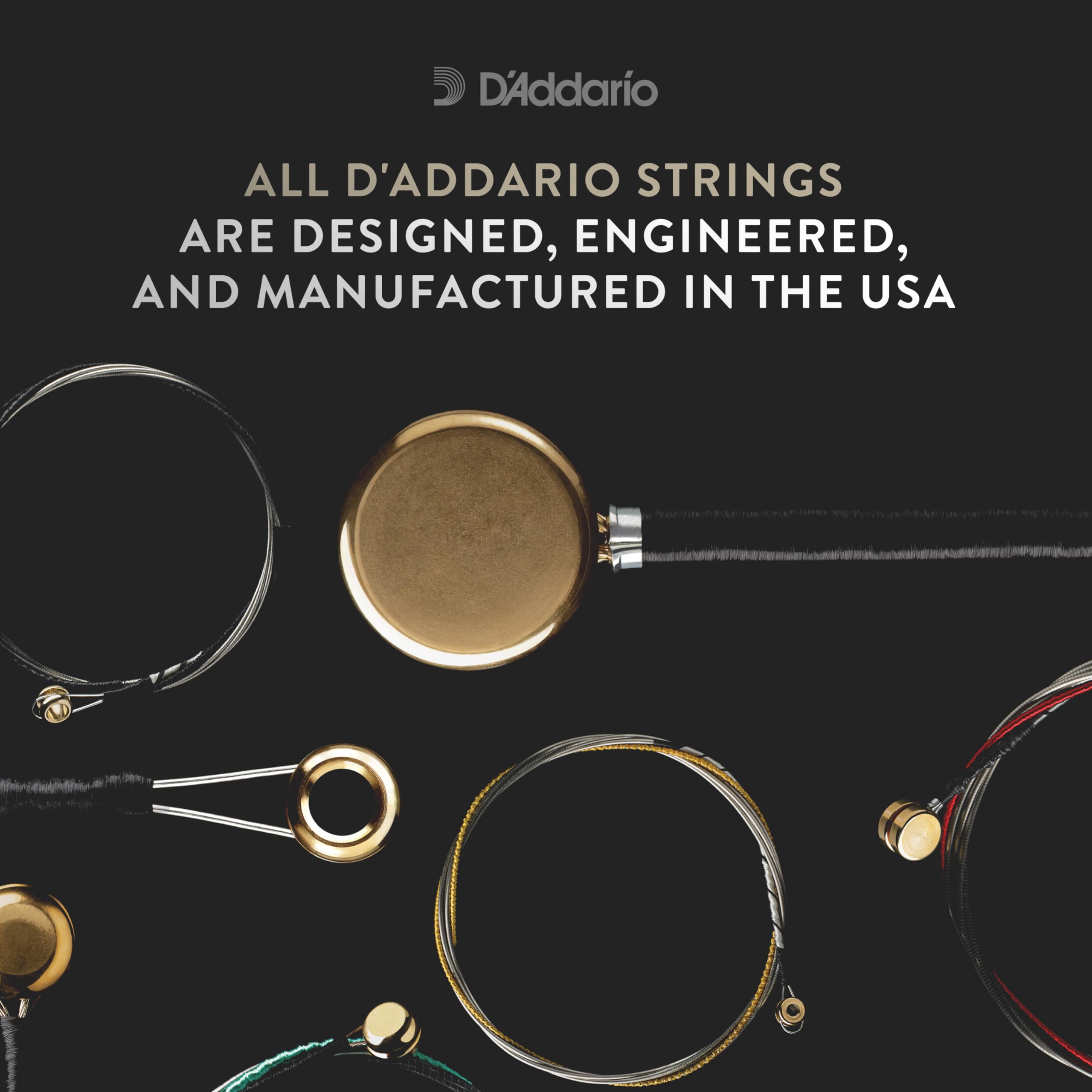 D'Addario Kaplan Bass Strings - Full Set - K610 3/4L - For Upright Bass, Double Bass - 3/4 Scale, Light Tension - Image 5