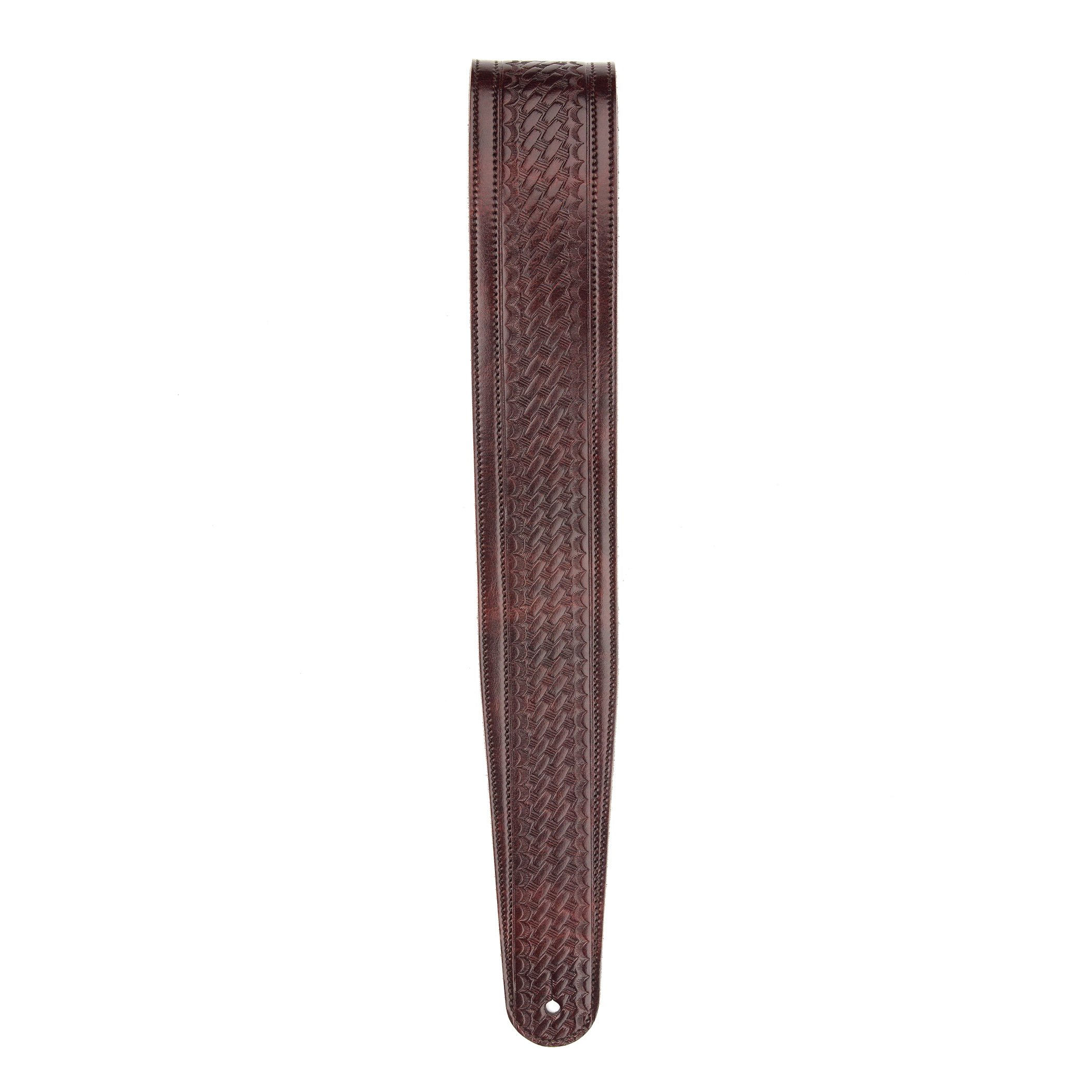 D'Addario Planet Waves 25LE01 Leather Guitar Strap - Image 3